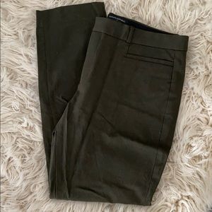 Banana Republic Green Sloan Curvy Fit Pants